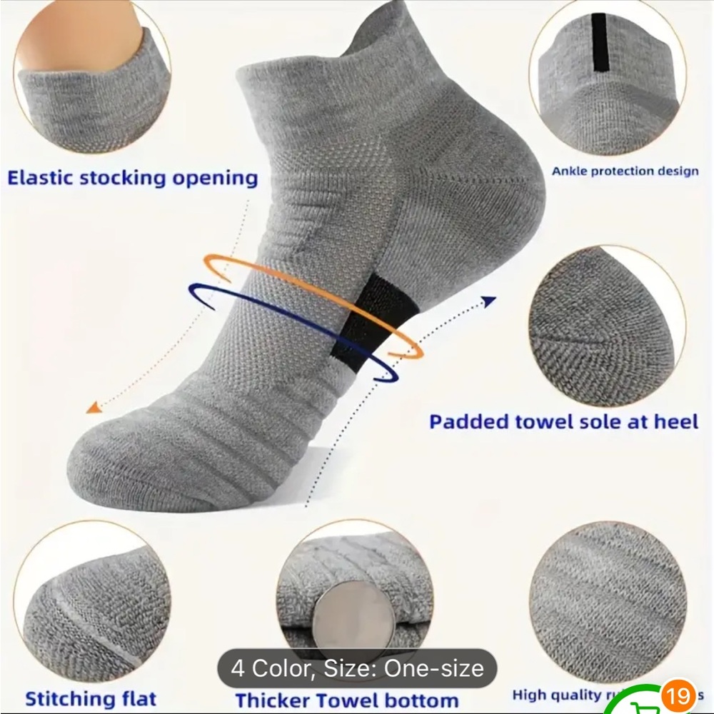 3 Pairs Of Men's Mid Crew Sport Socks,Nylon Blend Comfy Breathable Socks